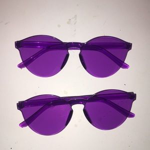 Purple sunglasses
